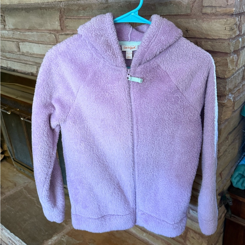 Cat & Jack UNICORN Lavender Fleece Jacket